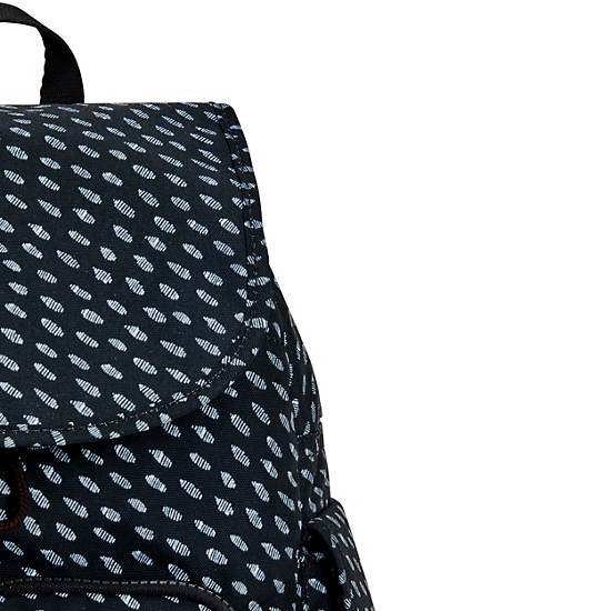 Kipling City Pack Small Printed Ryggsäck Svarta | SE 1699GS